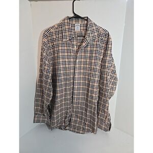 BROOKS BROTHERS Men's XL 1818 - Regent Fit NON-IRON Multicolor Plaid Woven Shirt